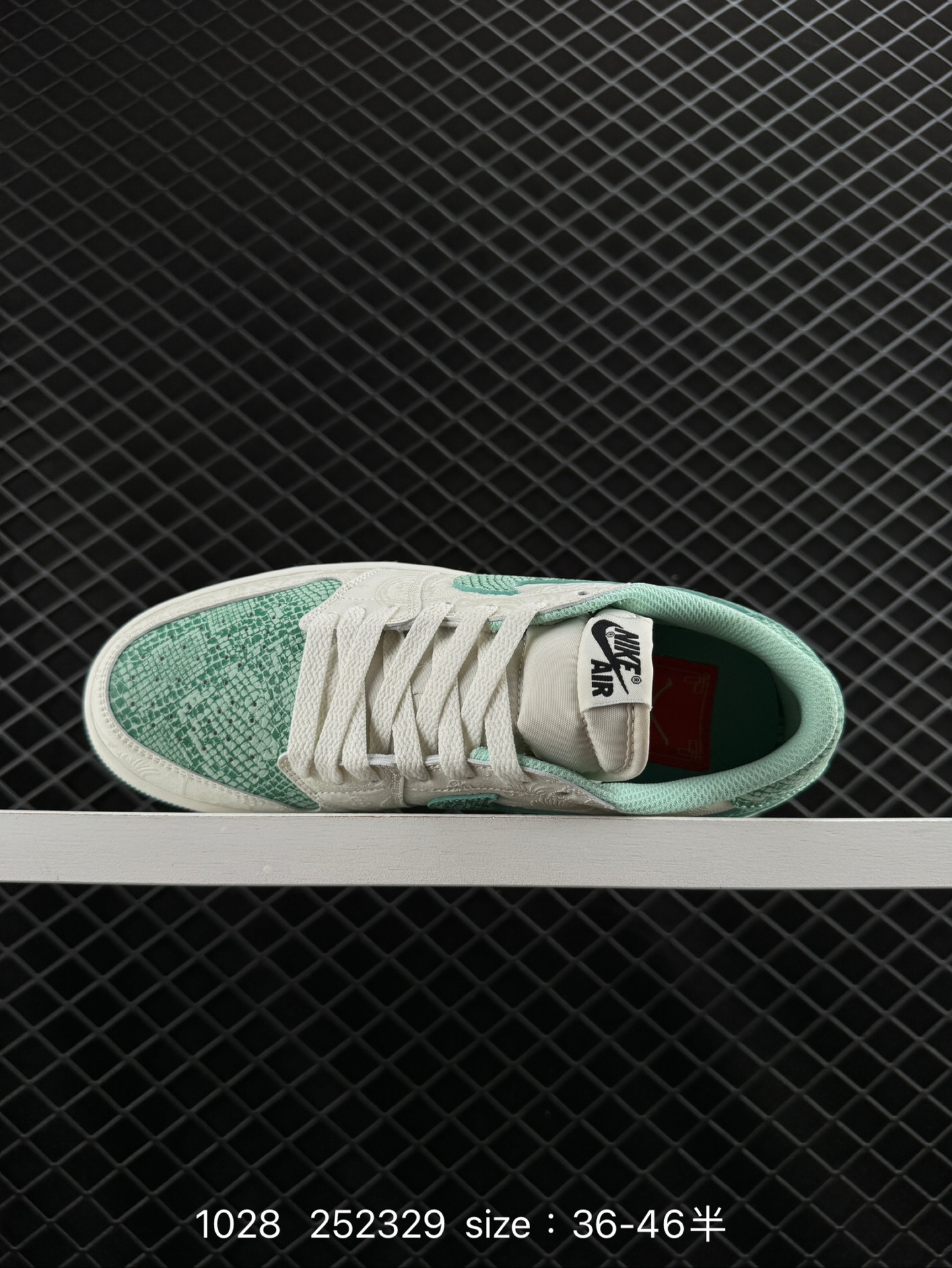 fragment design x Travis Scott x Nike Air Jordan 1 Low OG SP”Black/Green Toe“